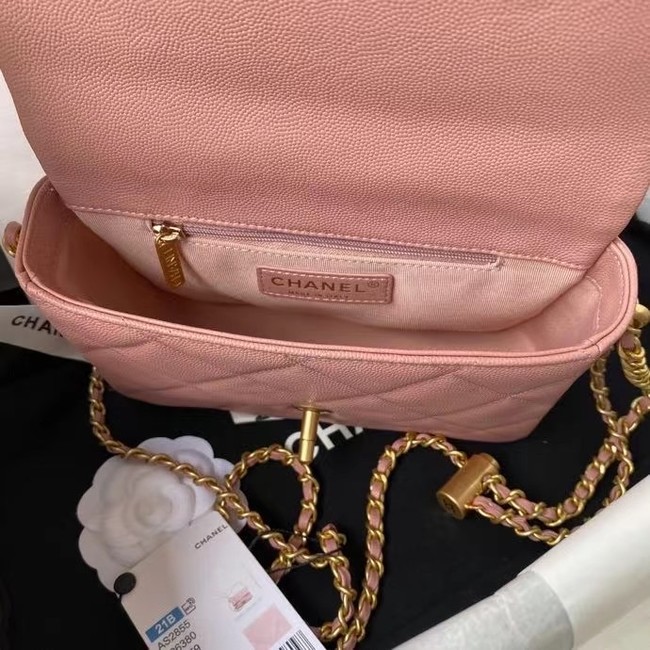 Chanel Flap Shoulder Bag Original leather AS2855 pink