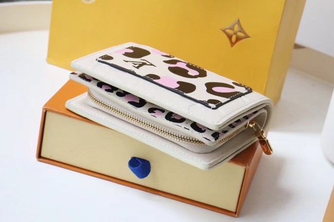 Louis Vuitton GUSSETED CARD HOLDER M80754 Beige