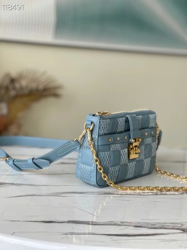 Louis Vuitton POCHETTE TROCA M59048 sky blue