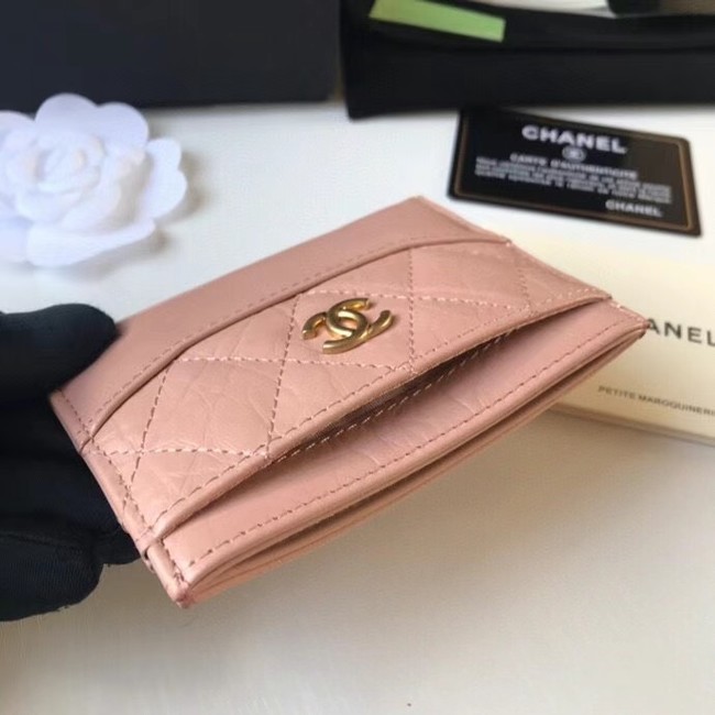 Chanel classic wallet Calfskin & Gold-Tone Metal A84368 pink