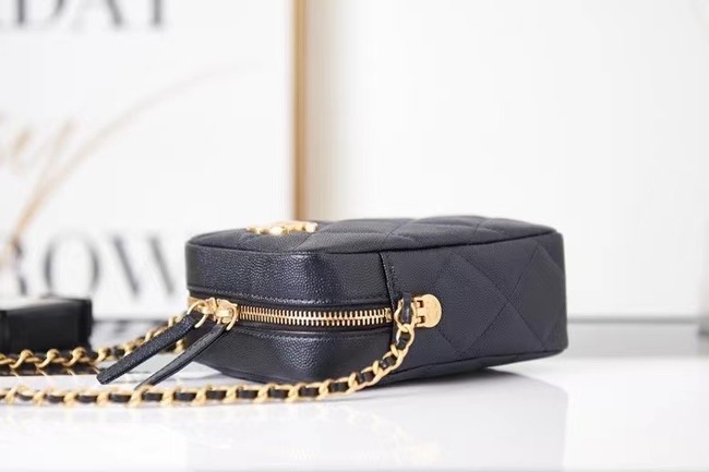 Chanel mini Shoulder Bag Grained Calfskin AS2857 black