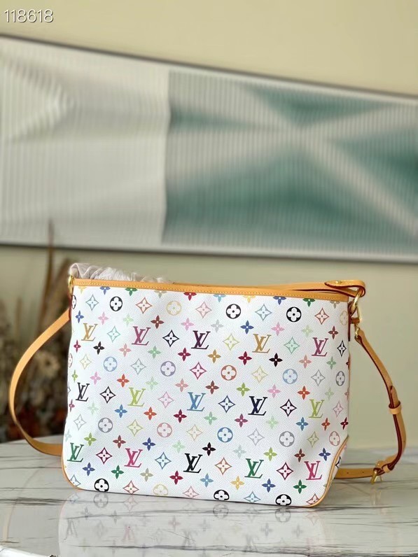 Louis Vuitton Monogram Canvas Original Leather M40352 white