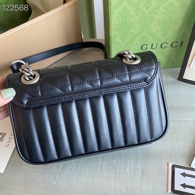 Gucci GG Marmont matelasse mini bag 446744 black