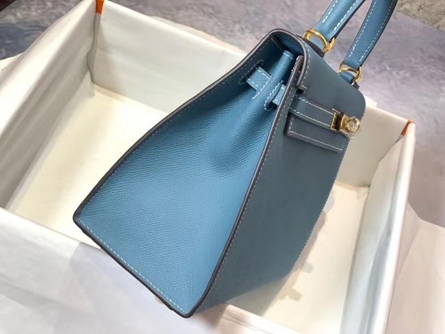 Hermes Original Epsom Leather KEL2578 blue