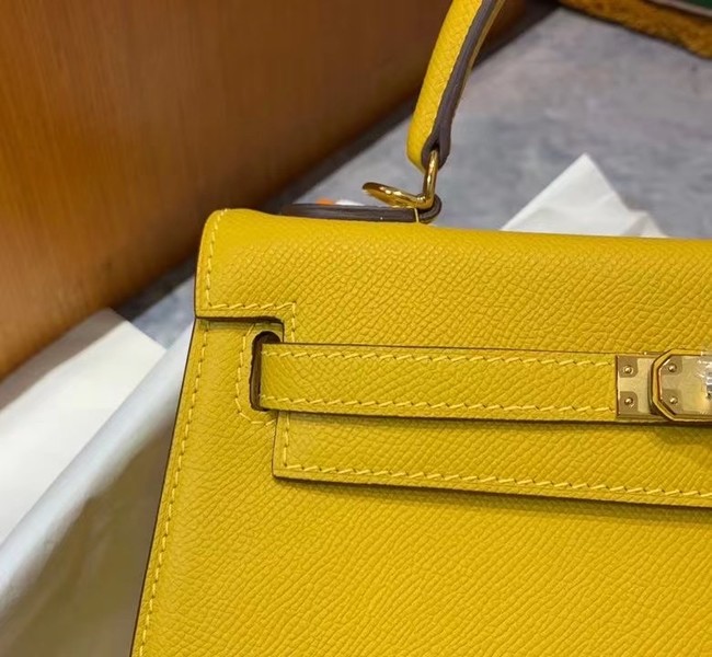 Hermes Original Epsom Leather KEL2578 lemon