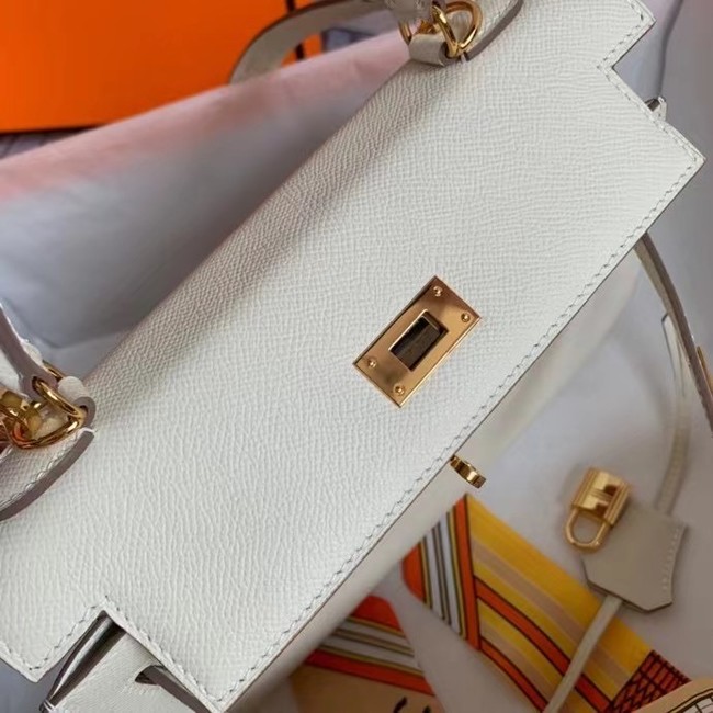 Hermes Original Epsom Leather KEL2578 white