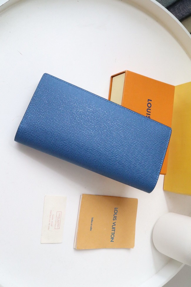 Louis Vuitton BRAZZA WALLET M30791 blue