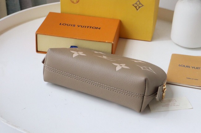 Louis Vuitton POCHETTE COSMETIQUE PM M59086 Dove Gray&Cream