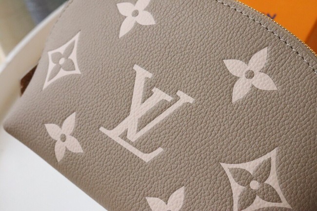 Louis Vuitton POCHETTE COSMETIQUE PM M59086 Dove Gray&Cream