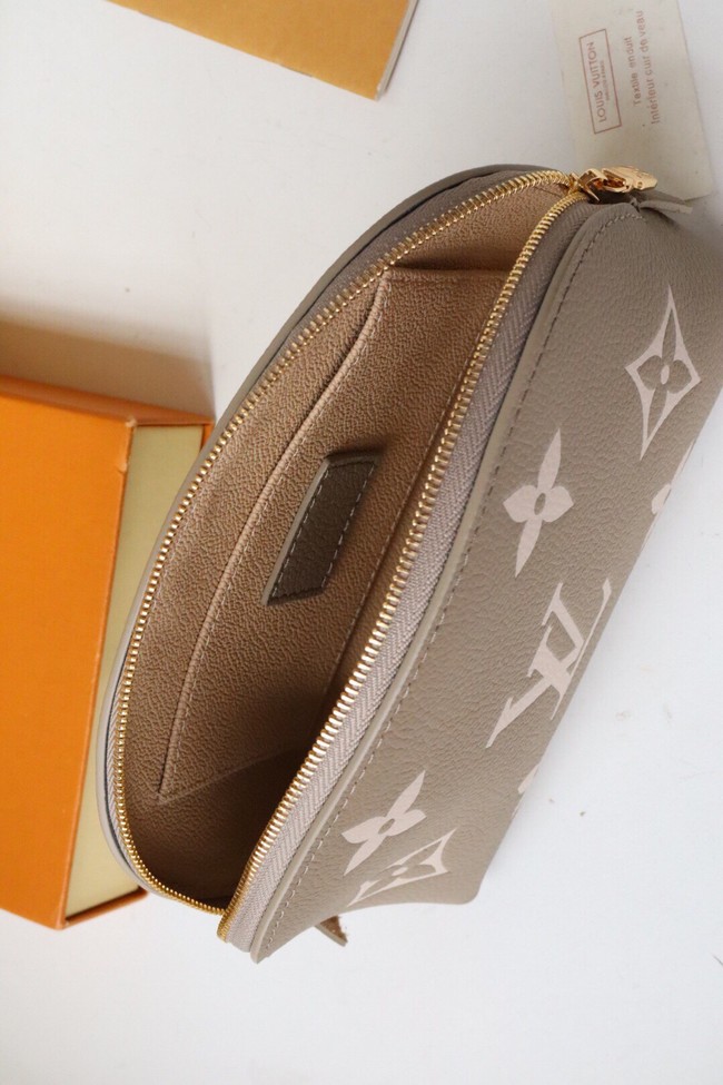 Louis Vuitton POCHETTE COSMETIQUE PM M59086 Dove Gray&Cream