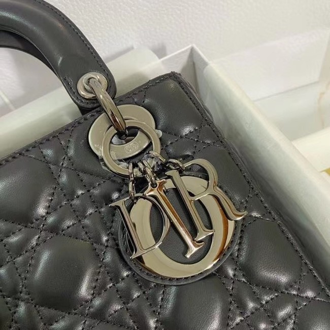 LADY DIOR MY ABCDIOR BAG Cannage Lambskin M0538I black