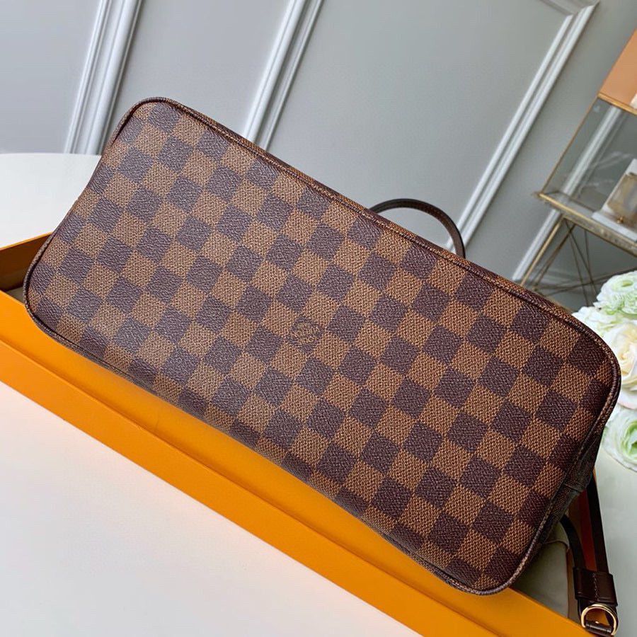 Louis Vuitton Damier Ebene Canvas Neverfull M41358 Red