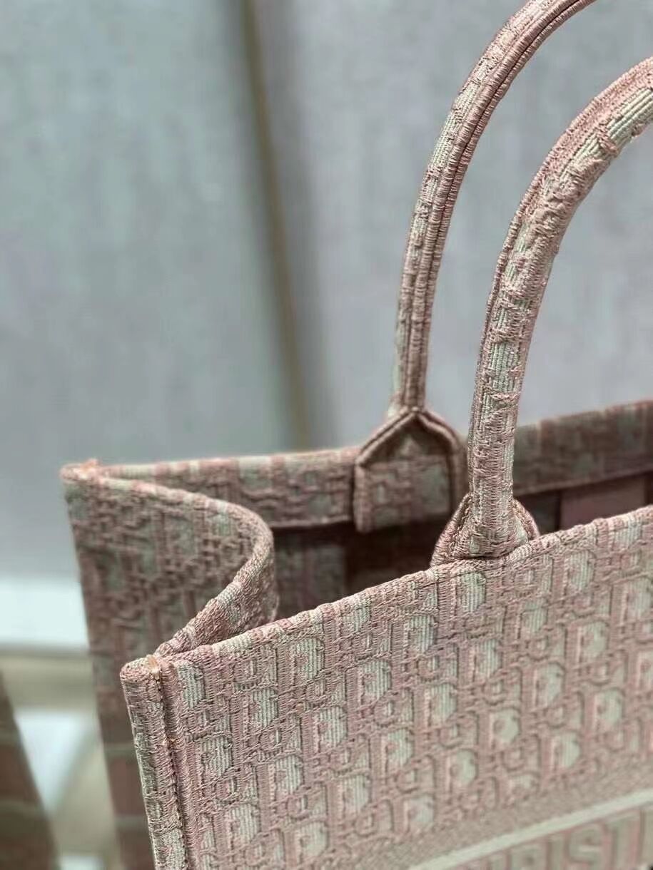 DIOR BOOK TOTE Embroidery C1286-3 pink