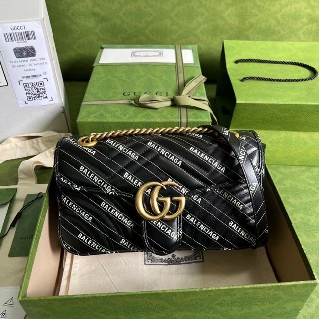 Gucci The Hacker Project small GG Marmont bag ‎443497 black