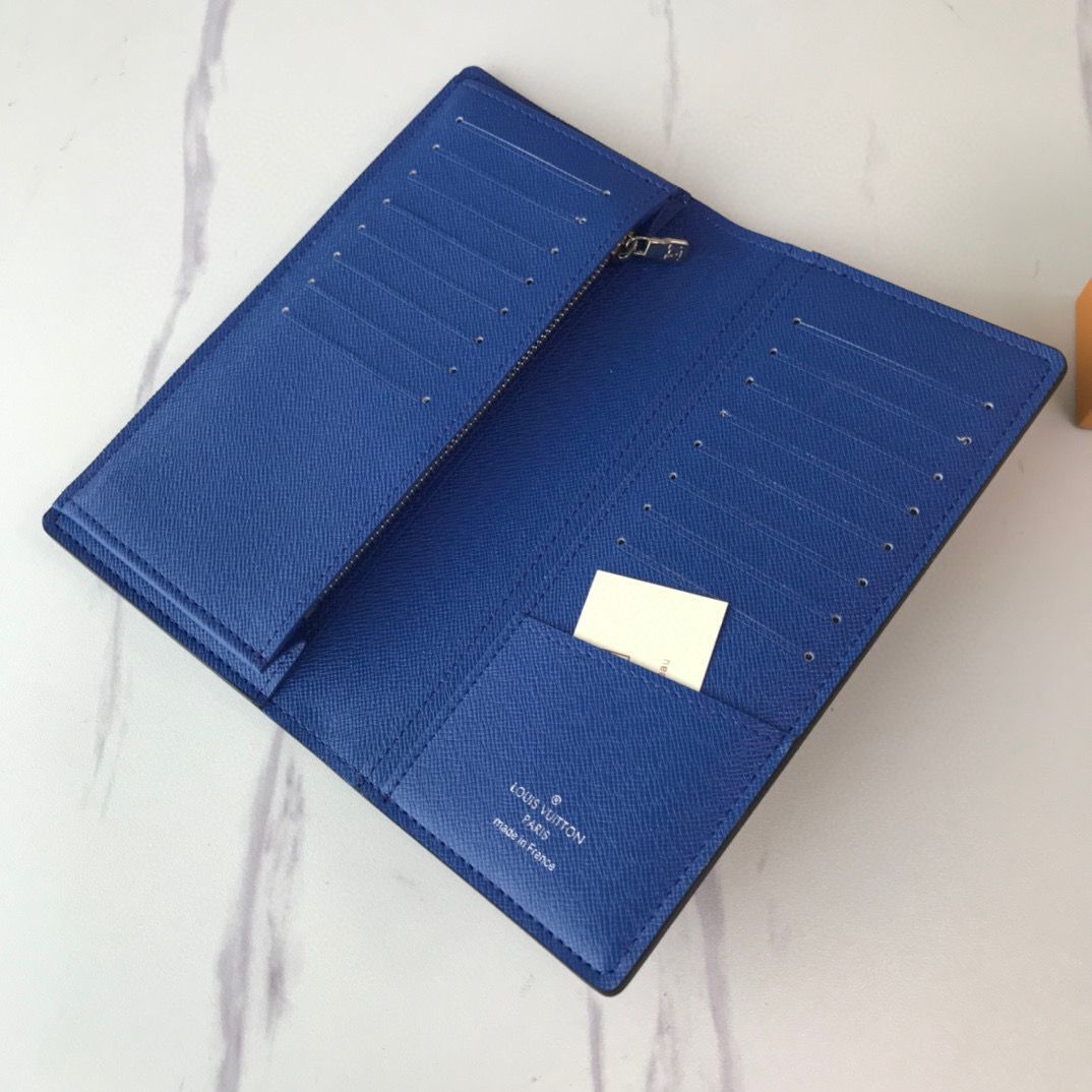 Louis vuitton Monogram Canvas Wallet A30120 Blue