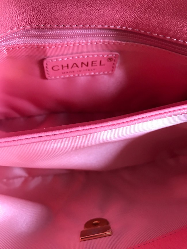 Chanel Flap Lambskin Shoulder Bag AS1267 pink