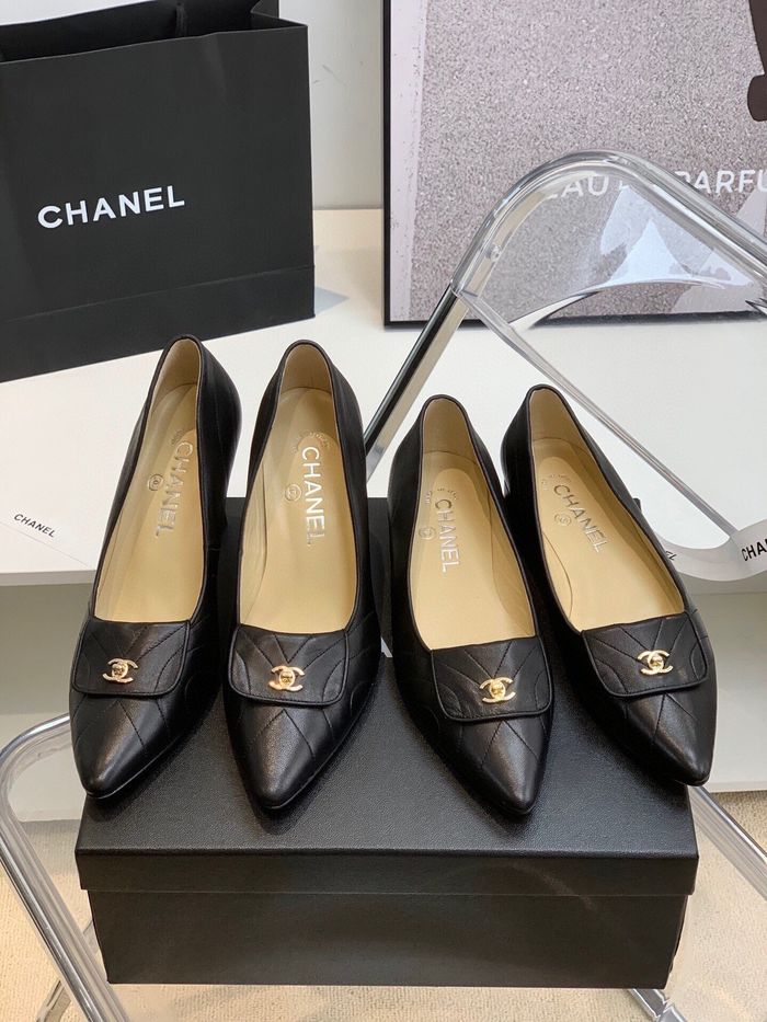 Chanel shoes CH00141 Heel Hight 1CM/8CM