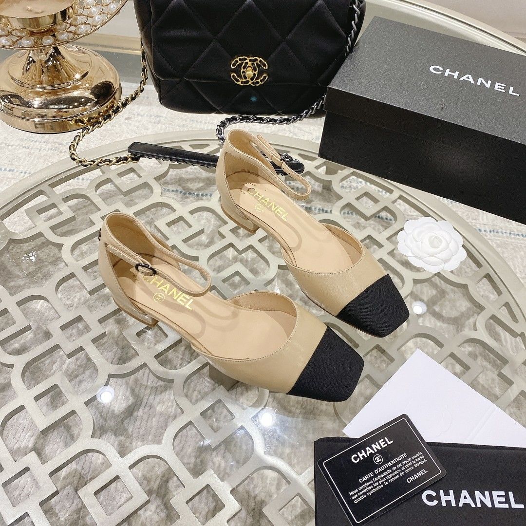 Chanel shoes CH00190 Heel Hight 2.5CM