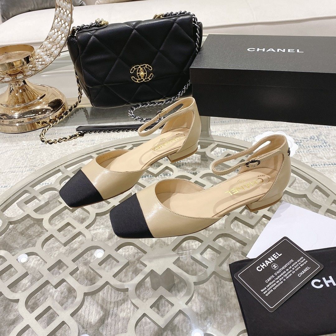 Chanel shoes CH00190 Heel Hight 2.5CM