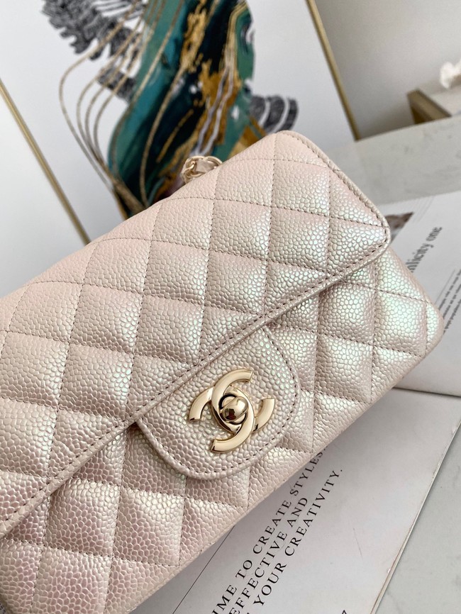 Chanel Flap Grained Calfskin Shoulder Bag AS1116 cream