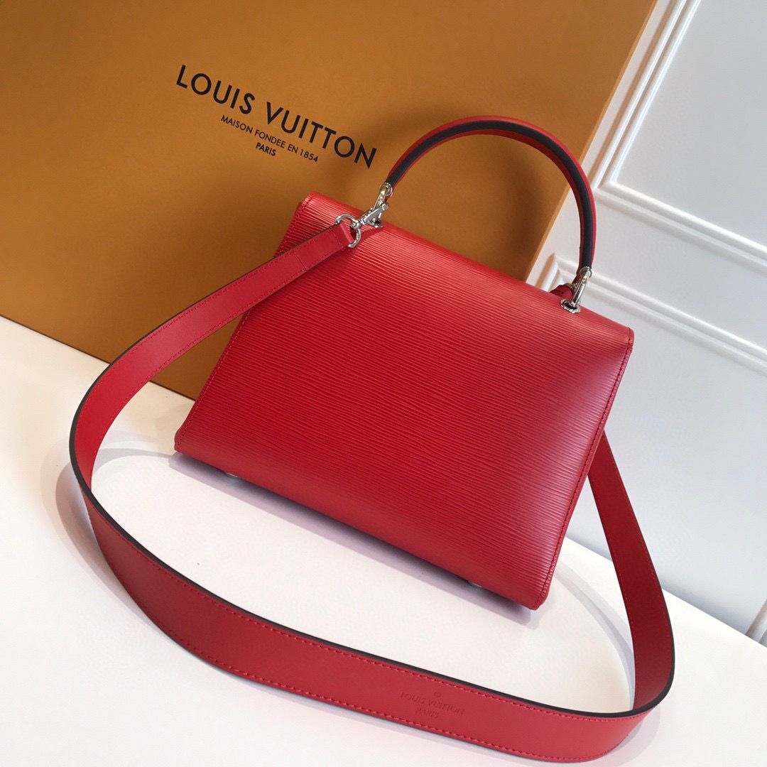 Louis Vuitton Original Epi Leather Grenelle Small Tote Bag M53694 Red