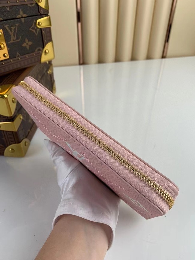 Louis Vuitton ZIPPY leather WALLET M81141 pink