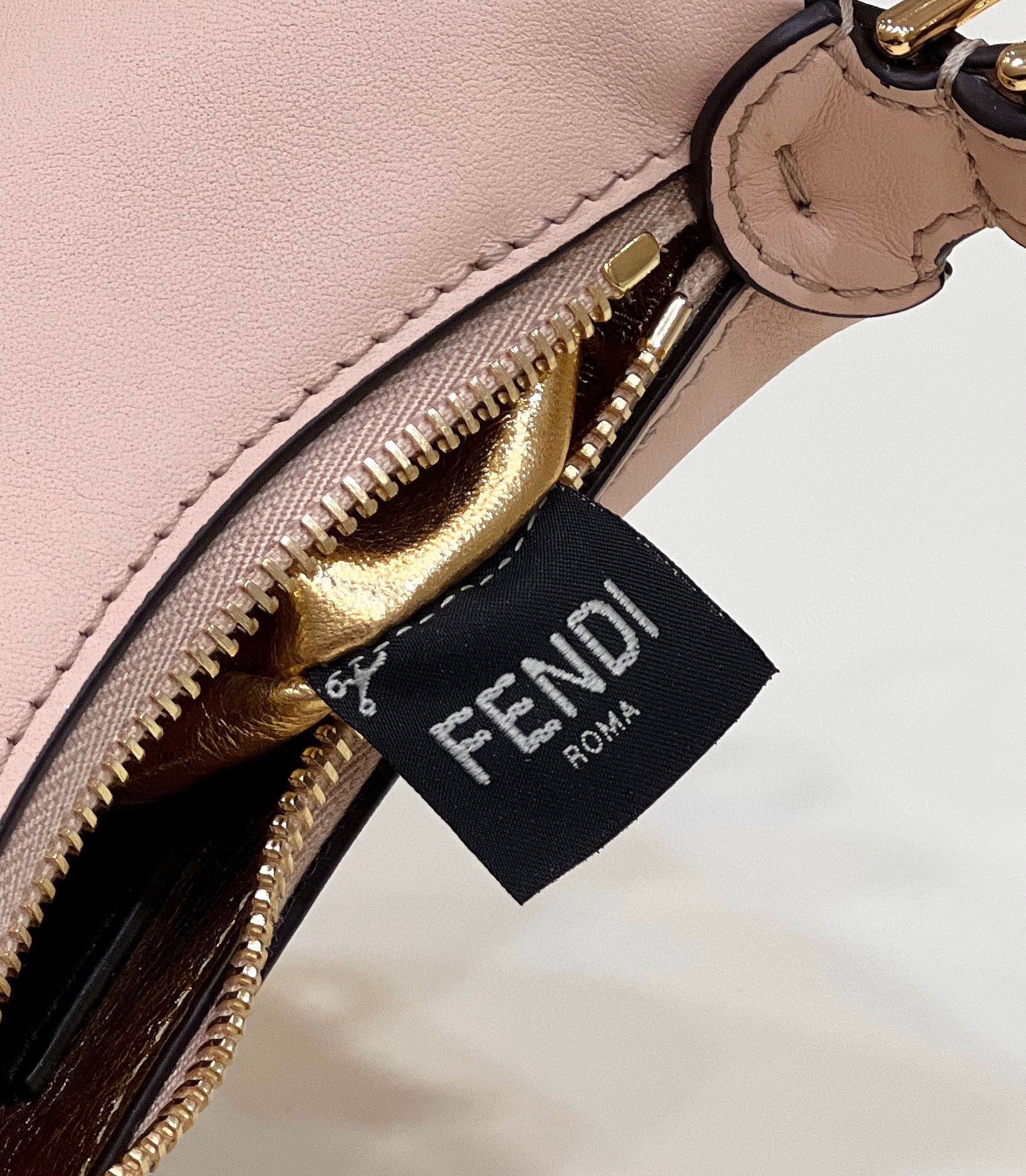 Fendi Praphy Original Leather Big Logo Bag 80056M 80056S Pink