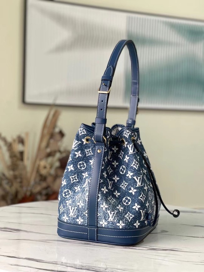 Louis Vuitton Monogram denim M59606 Navy Blue