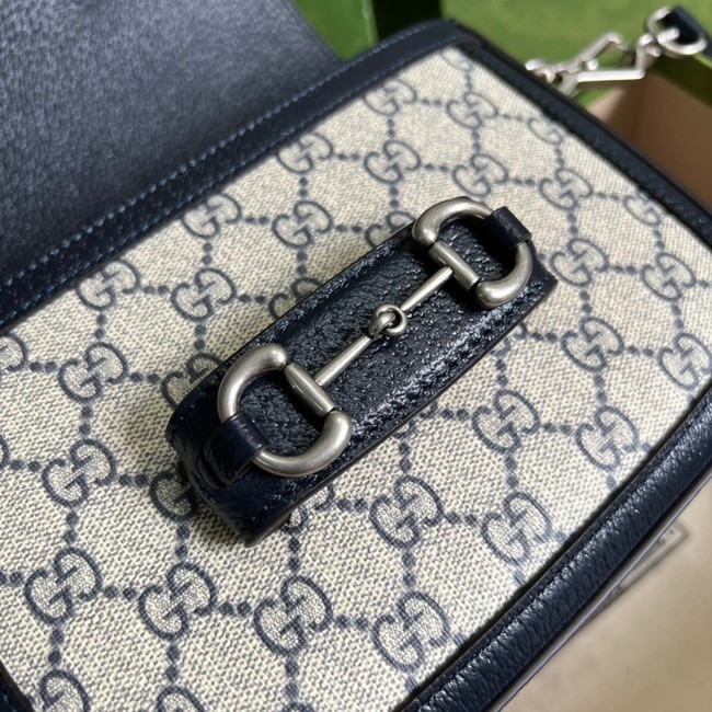 Gucci Horsebit 1955 GG mini bag 658574 blue