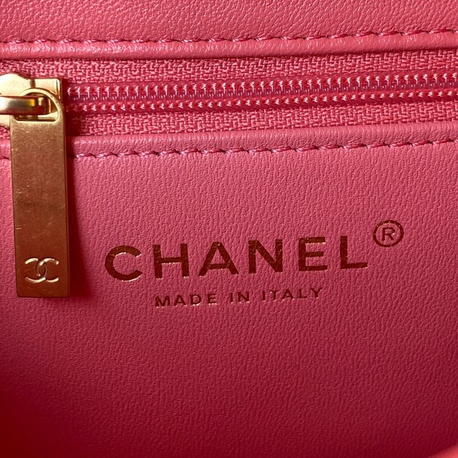 Chanel Flap Lambskin small Shoulder Bag AS3114 pink