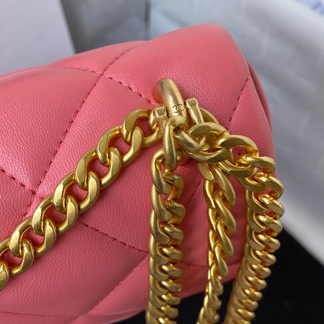 Chanel Flap Lambskin small Shoulder Bag AS3114 pink