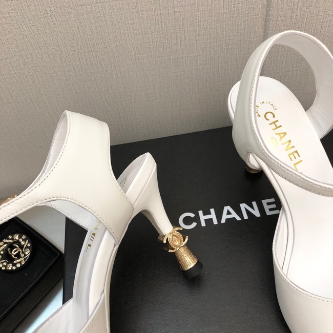 Chanel SANDAL 18535-3 Heel 8CM