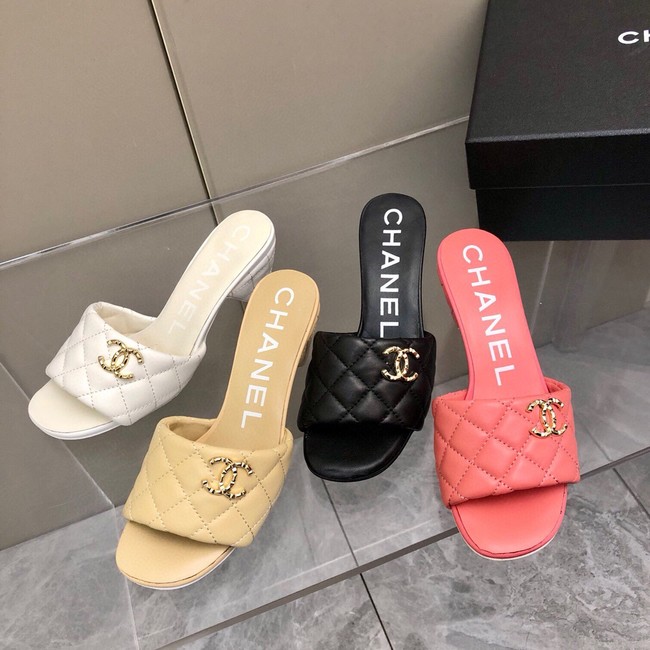 Chanel slipper 65125-4 Heel 6CM