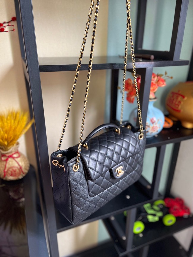 Chanel lambskin Shoulder Bag AS3335 black