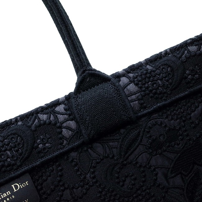 DIOR BOOK TOTE Embroidery C1286-34 black