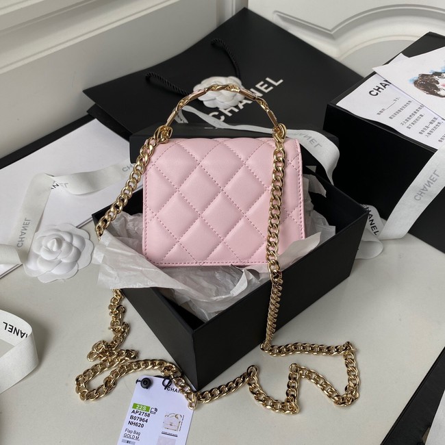 Chanel CLUTCH WITH CHAIN AP2758 Light Pink