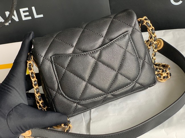 Chanel MINI FLAP BAG AS3368 black