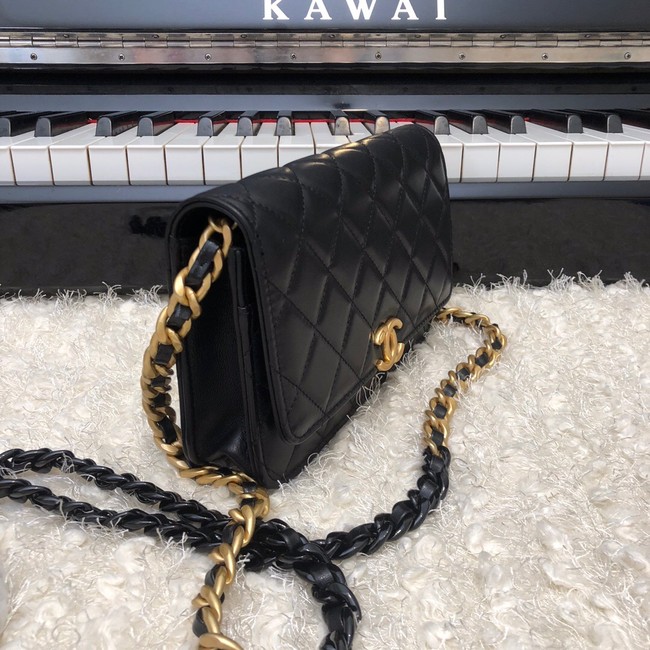 Chanel Original Small classic Sheepskin flap bag AP33814 black