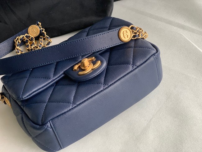 Chanel SMALL FLAP BAG AS3369 Royal Blue