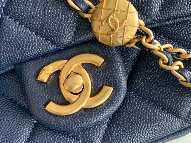 Chanel SMALL FLAP BAG AS3369 Royal Blue