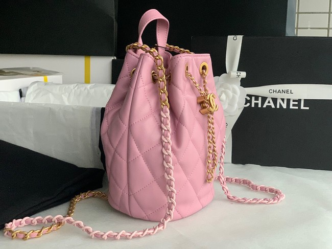 Chanel Calfskin Backpack Original Leather AS3211 pink