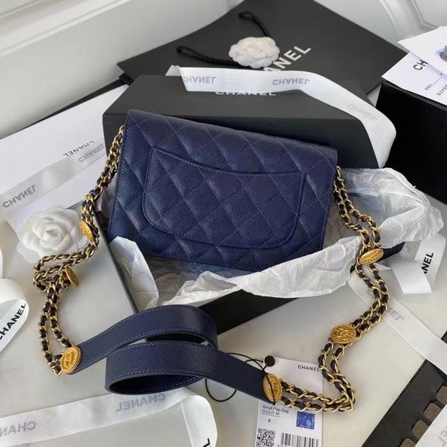 Chanel SMALL FLAP BAG AP2840 Royal Blue