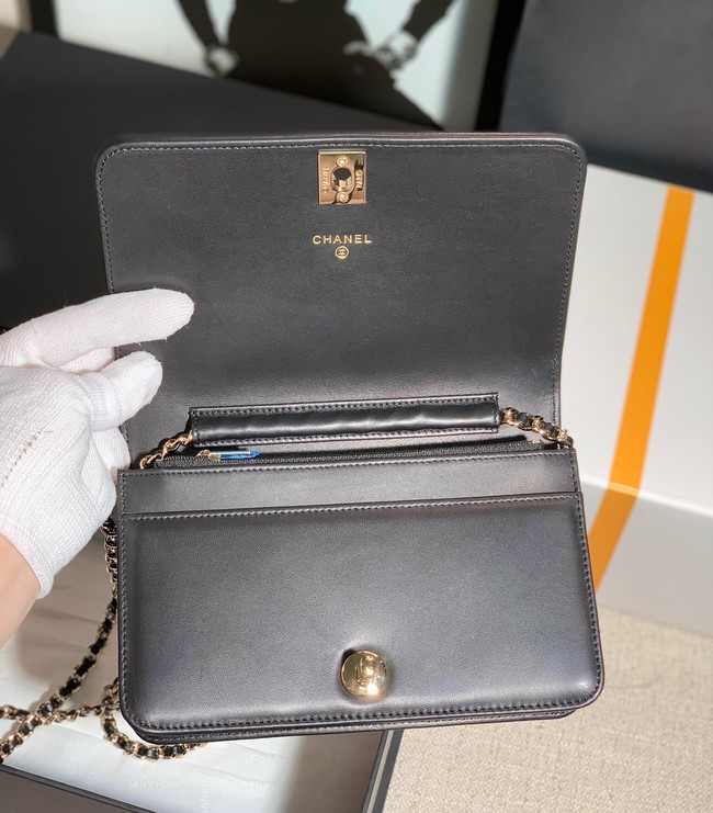 Chanel WALLET ON CHAIN AP2853 Black