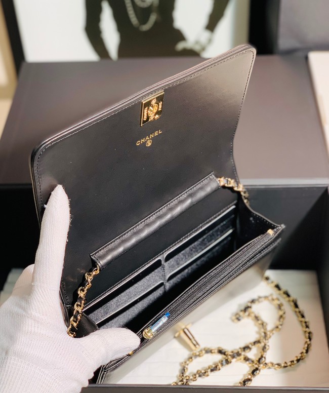 Chanel WALLET ON CHAIN AP2853 Black