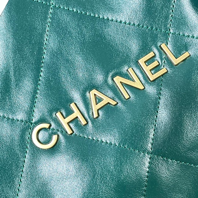 CHANEL 22 HANDBAG AS3262 green