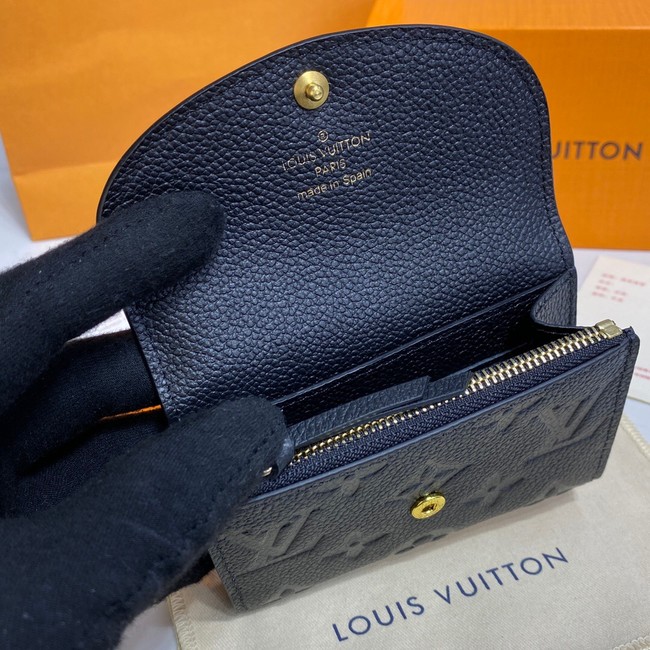 Louis Vuitton ROSALIE COIN PURSE M81520 black