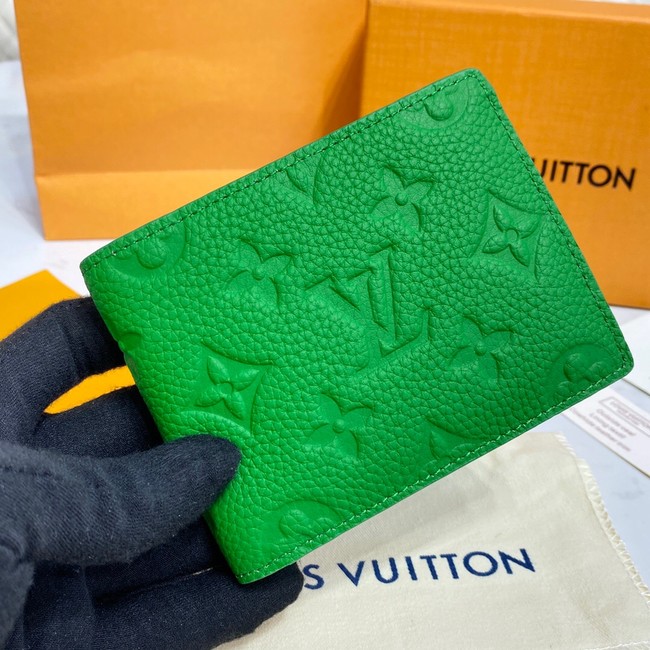 Louis Vuitton SLENDER WALLET M81547 green