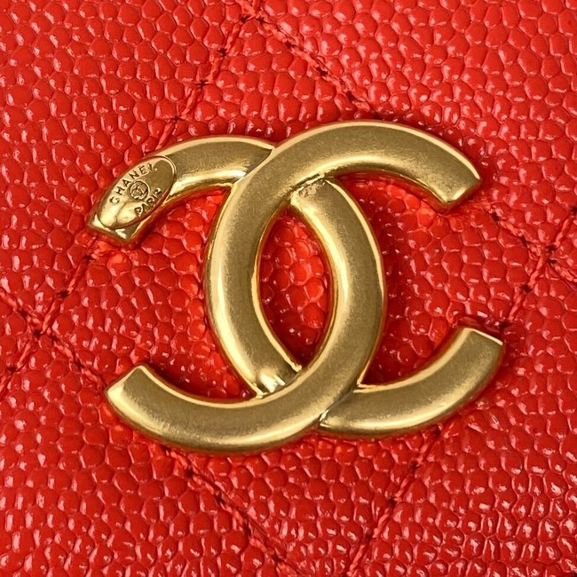 CHANEL CLUTCH WITH CHAIN AP2857 red