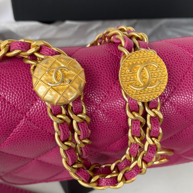 CHANEL CLUTCH WITH CHAIN AP2860 Plum