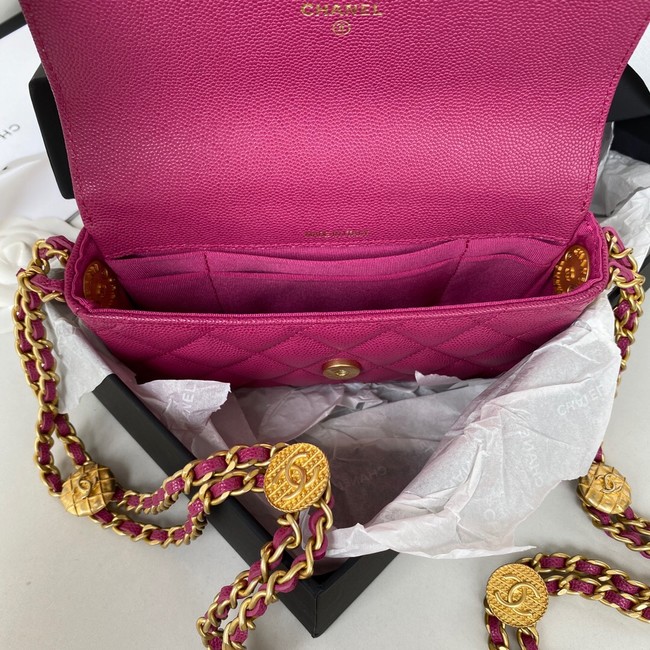 CHANEL CLUTCH WITH CHAIN AP2860 Plum